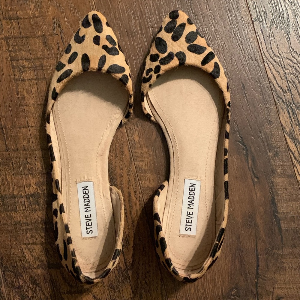 Steve Madden Leopard Flats